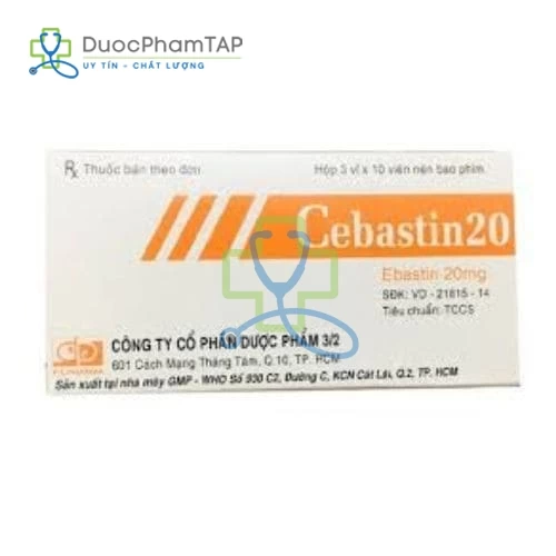Cebastin 20 - Ebastin 3/2 Pharma